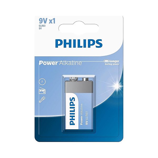 BATERIA 9V PHILIPS POWER ALKALINE