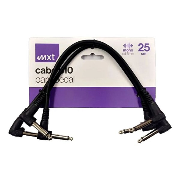 KIT 3 CABO P10 MONO PARA PEDAL 25CM MXT