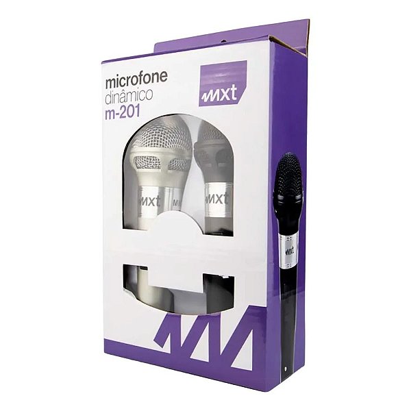 MICROFONE DINAMICO M-201 MXT DUPLO