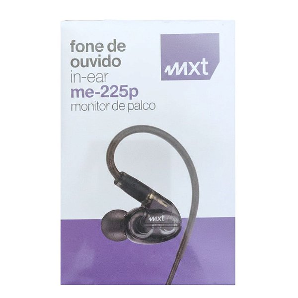FONE DE OUVIDO IN MONITOR DE PALCO PRETO ME-225P MXT