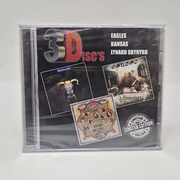CD 3Disc's Eagles + Kansas + Lynard Skynyrd