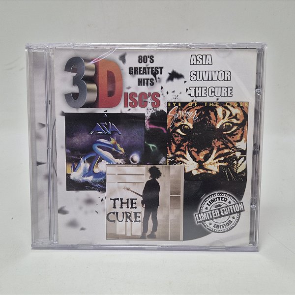 CD 3Disc's Asia + Suvivor + The Cure