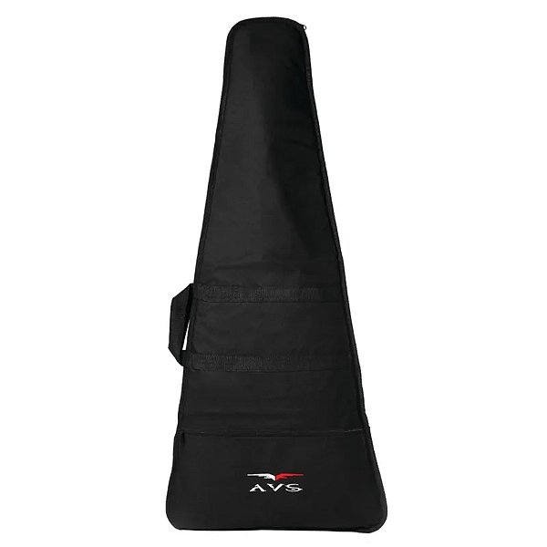 CAPA DE GUITARRA LUXO PRETO AVS