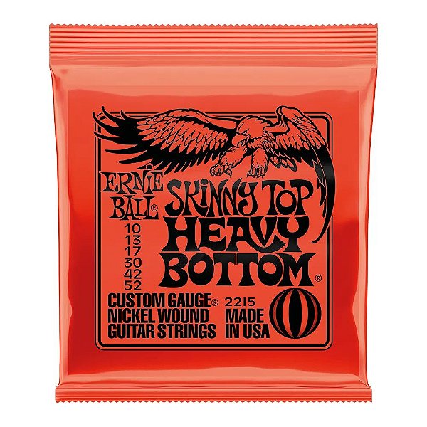ENCORDOAMENTO PARA GUITARRA 0.10/0.52 SKINNY TOP HEAVY BOTTOM ERNIE BALL