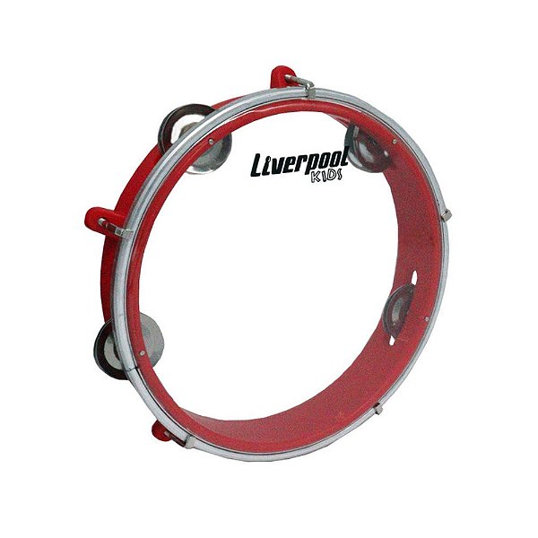 PANDEIRO LIVERPOOL KIDS 8 POLEGADAS VERMELHO