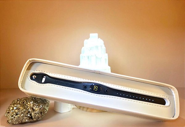 Pulseira de Orgonite Magnetizada Preta