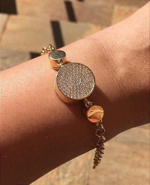 Pulseira de Orgonite - Com Zircônia - Português