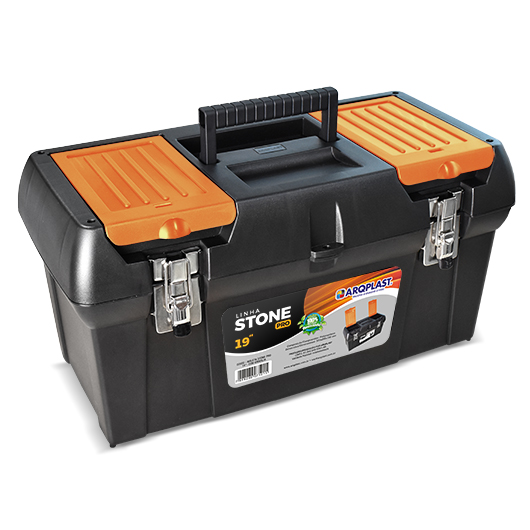 MALETA FERRAMENTAS STONE PRO AÇO – 19″
