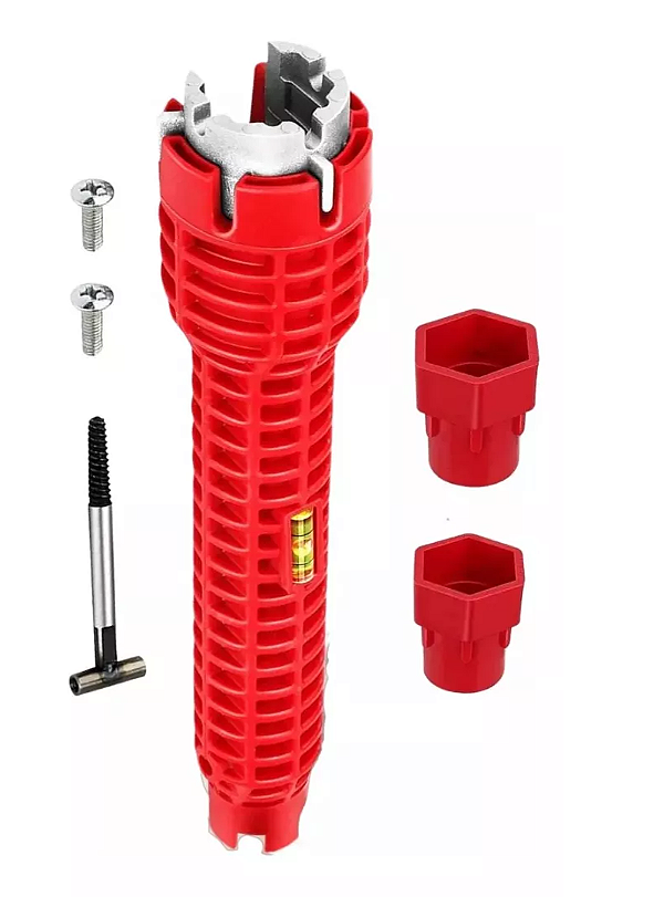 Chave Instalador Hidráulico 8 Em 1 Multifuncional
