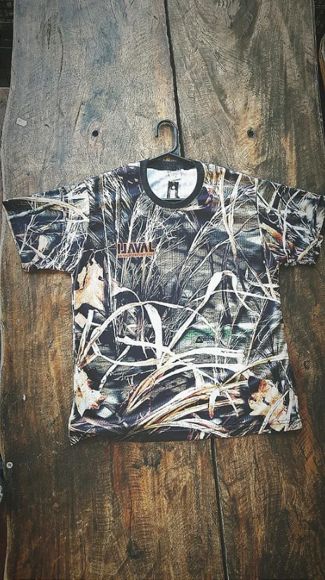 Camiseta Camuflada Javali Caçador