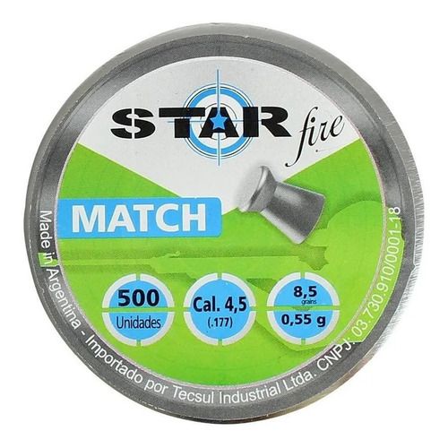 Chumbinho Star Fire Match 4.5mm