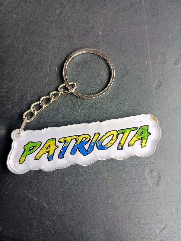 Chaveiro em miniatura ( PATRIOTA)