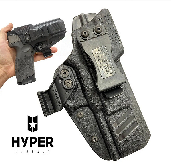 Coldre Velado Hyper Em Polímero Para Taurus G3 T.O.R.O. Compatível Com Red Dot Com Flap