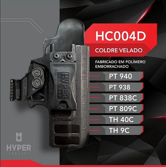 Coldre Velado de Polímero HYPER Taurus Compactas