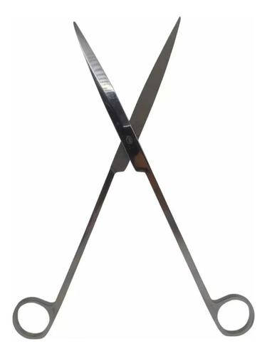 Tesoura Reta Aço Inox Ocean Tech P/ Aquário Plantado 25cm