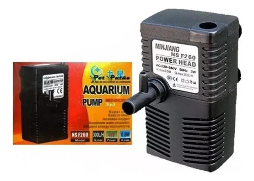 Filtro Interno P/ Aquário Ns-f260 Minjiang 300l/h 220v