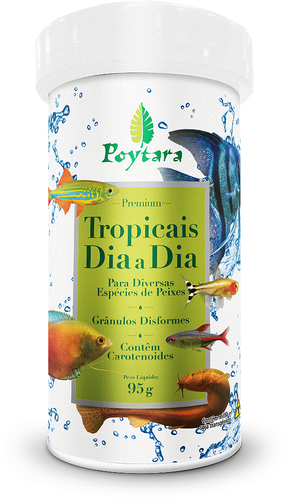 Ração Poytara Tropicais Dia A Dia 95g