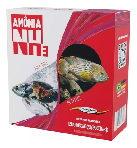 Teste De Amônia Nh3 Água Doce - Induspharma