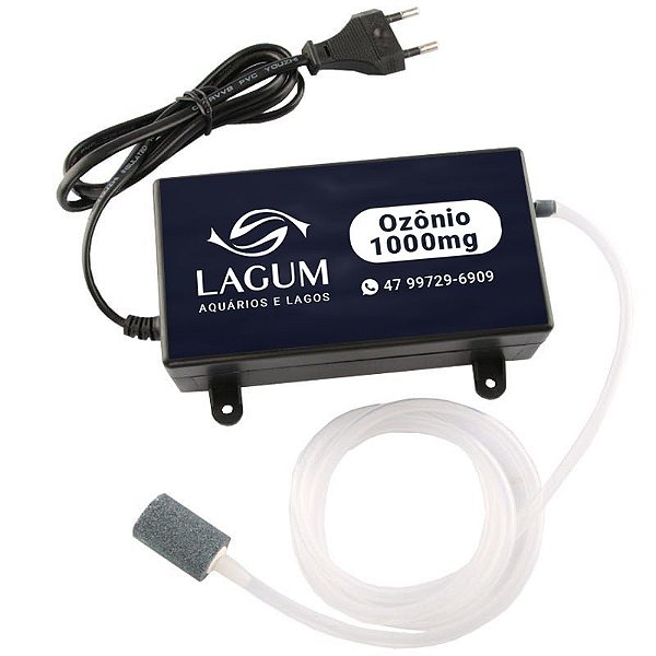 Gerador de Ozônio 1000mg - Lagos, piscinas, aquários - até 5.000 litros
