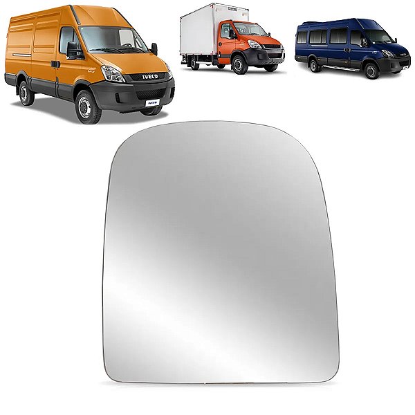 REFIL LENTE ESPELHO RETROVISOR DAILY 2008 A 2018 GRANDE LADO DIREITO