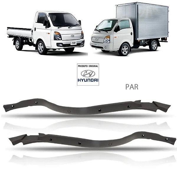PAR SOLEIRA CARPET DA RODA LADO DIREITO + ESQUERDO ORIGINAL HYUNDAI HR 2004 à 2020