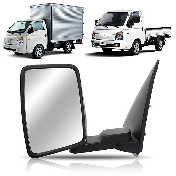 RETROVISOR COM PROLONGADOR LADO ESQUERDO HYUNDAI HR 2004 2005 2006 2007 2008 2009 2010 2011 2012