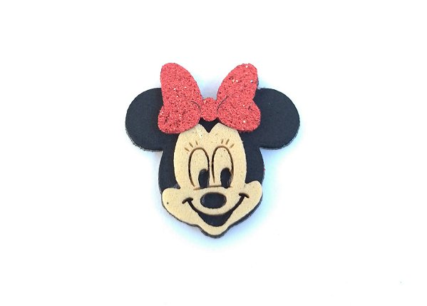 1 Adesivo Pet Minnie Laço Vermelho