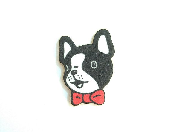 1 Adesivo Bulldog Frances Super Cola