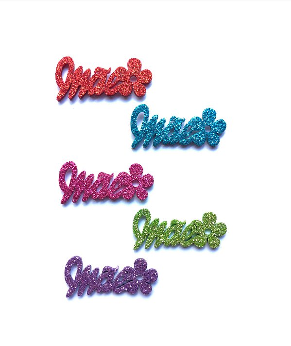 5 Adesivos Pet Mãe Flor