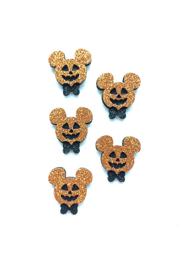 5 Adesivos Pet Mickey Halloween