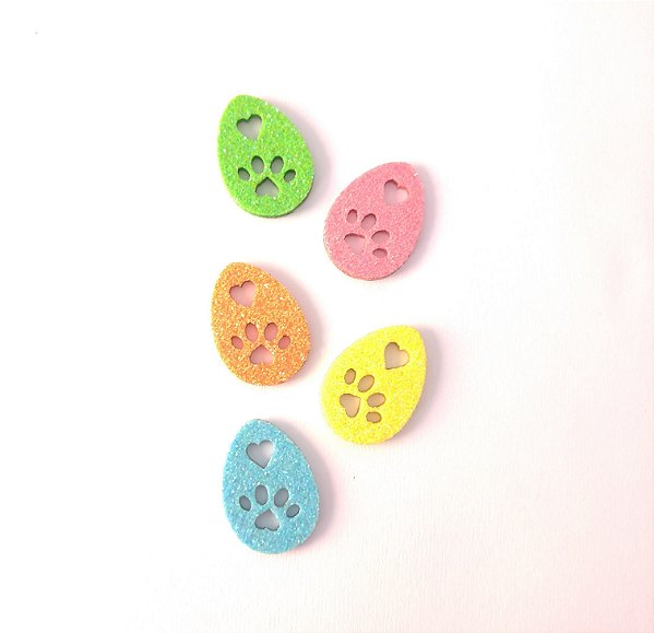 10 Adesivos Pet Ovinho colorido pascoa