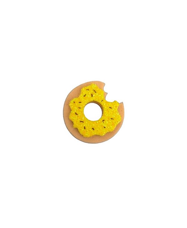 1 Adesivo Pet Donuts Amarelo