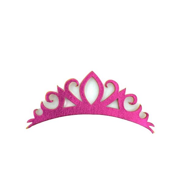 1 Adesivo Pet Tiara Coroa Pink