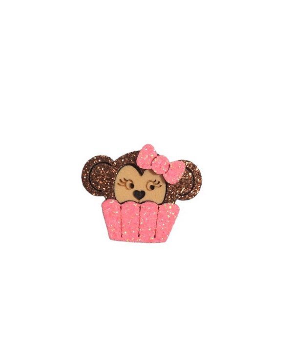 1 Adesivo Pet Cup Cake Macaquinha