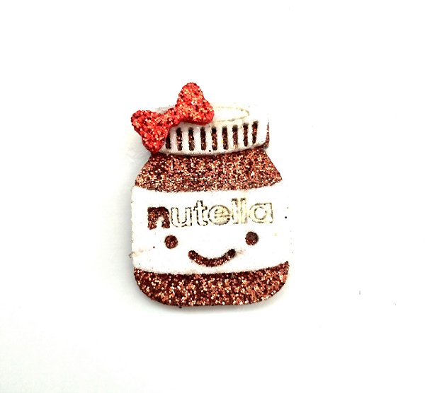 25 Adesivos Pet Nutella Laço