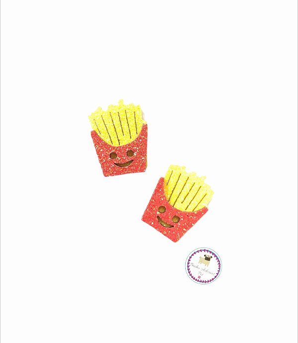 30 Adesivos Pet Batata Frita