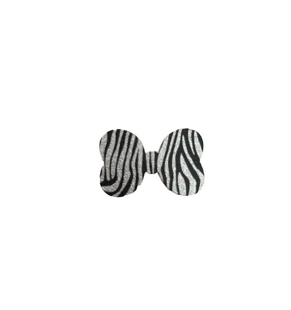 60 Adesivos Pet Lacinho Zebra