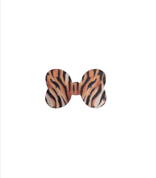 60 Adesivos Pet Lacinho Tigre