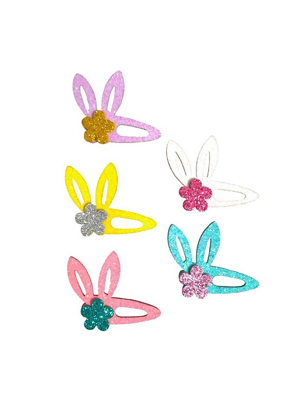 5 Adesivos Pet Tic Tac Orelha Flor pascoa