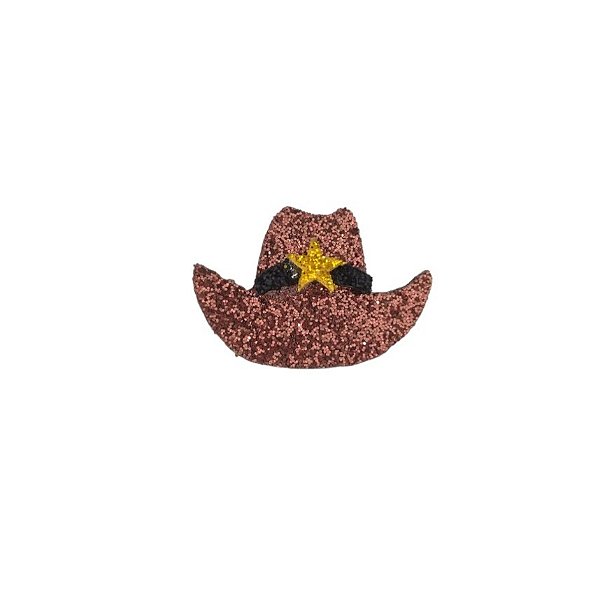 1 Adesivo Pet Chapeu xerife Festa Junina