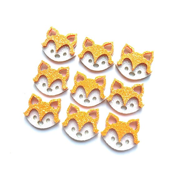 30 Adesivos Pet Raposa