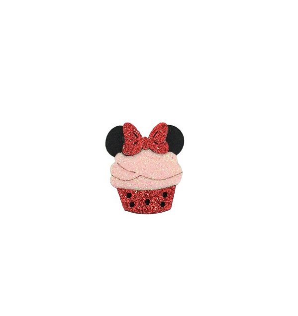 25 Adesivos Pet Cup Cake Minnie