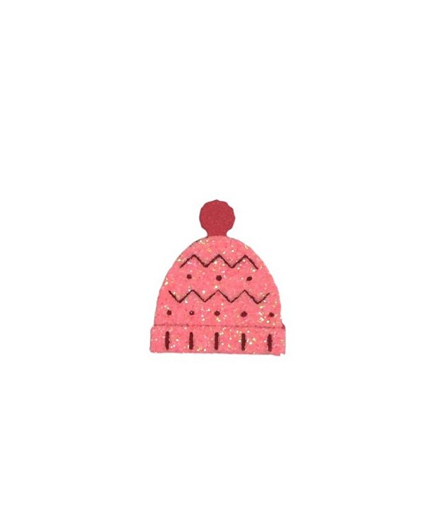 25 Adesivos Pet Touca Rosa
