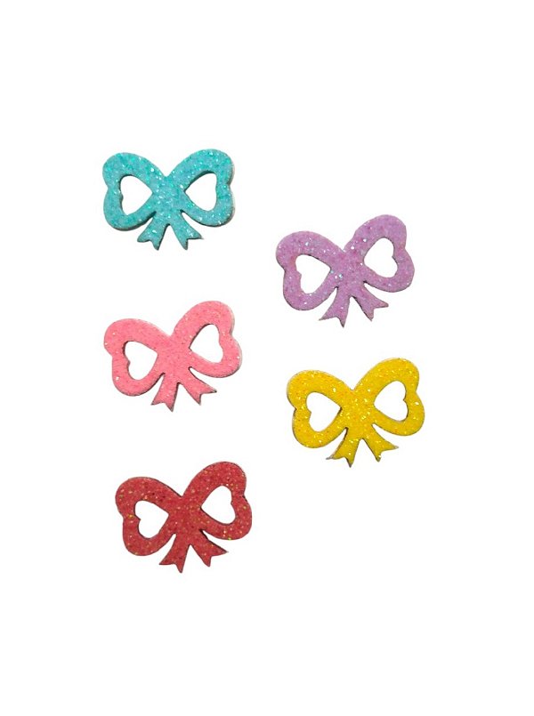 10 Adesivos Pet Lacinho Candy