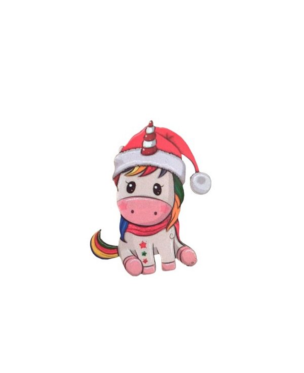 25 Adesivos Pet Unicornio Natal
