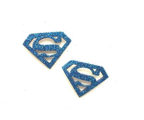 36 Adesivos Pet Superman Azul