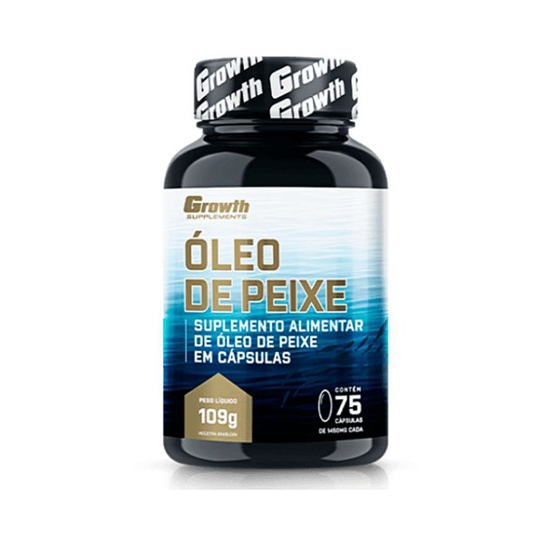Óleo de Peixe ômega 3 75softgel Growth Supplements