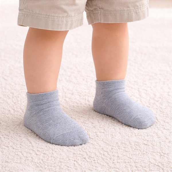 Meia Infantil Sapatilha de Algodão