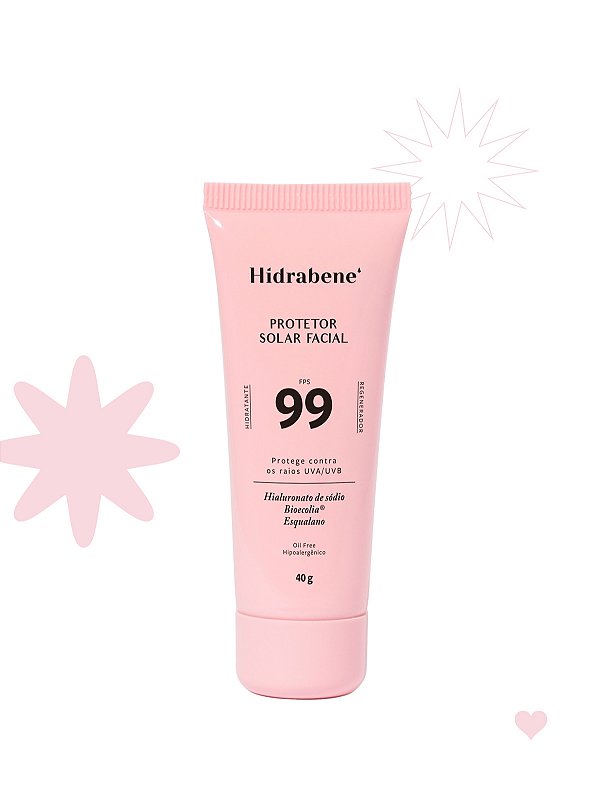 Hidrabene Protetor Solar Facial Fps 99 - 40 G
