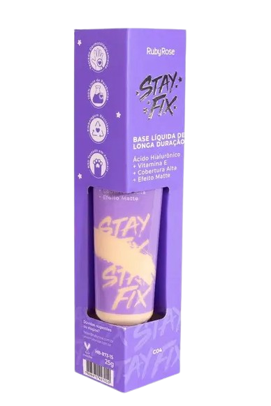 Base Liquida Longa Duracao Stay Fix Hb87313 C01 Rubyrose